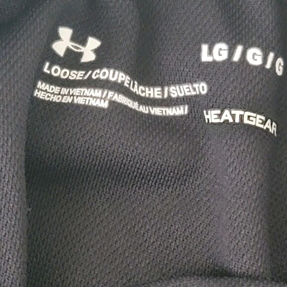 Under Armour Womens Large  Black Loose Heat Gear Stretch Active Shorts - Picture 3 of 11